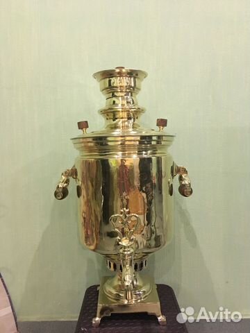 Самовар угольный на дровах 7л Баташев