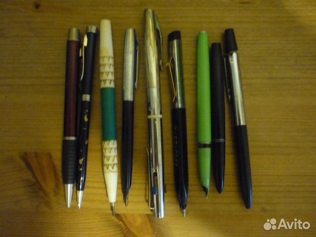 Ручки шариковые перьевые СССР