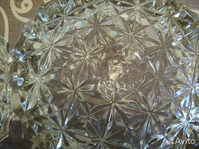 Две пепельницы. Хрусталь. СССР