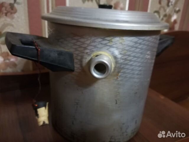 Алюминиевая кастрюля для кипячения молока СССР