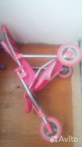 Коляска для кукол, металл Коляска для кукол, металл