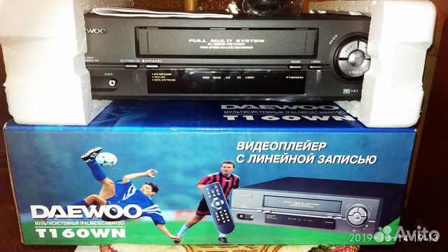 Видеомагнитофон daewoo T160 WN