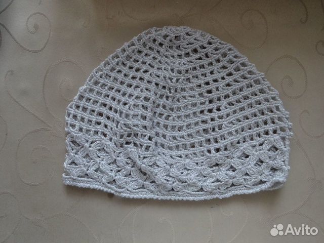 Шапочки для девочки летняя, вязанная