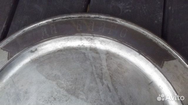 Антикварное медное блюдо для пожертвований серебро Антикварное медное блюдо для пожертвований серебро