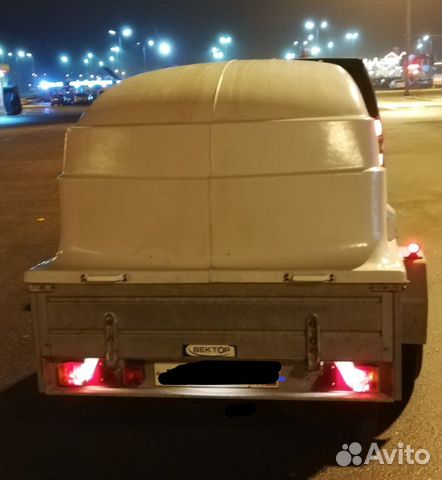 Аренда прицепа легкового с пластиковой крышкой