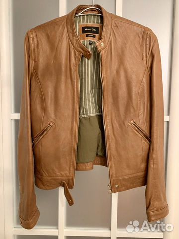 Кожаная куртка Massimo Dutti