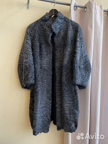 Шуба-пальто из каракуля XS-S