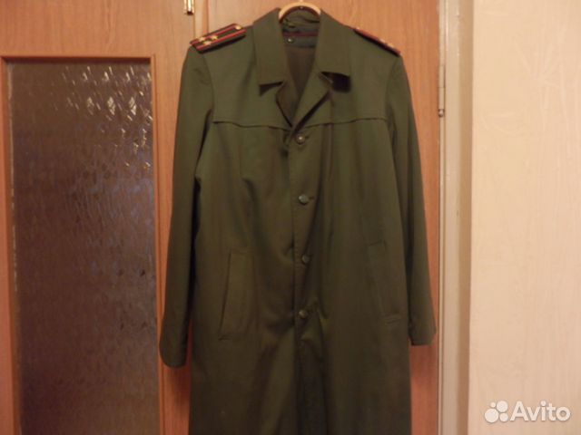 Офицерский плащ-пальто