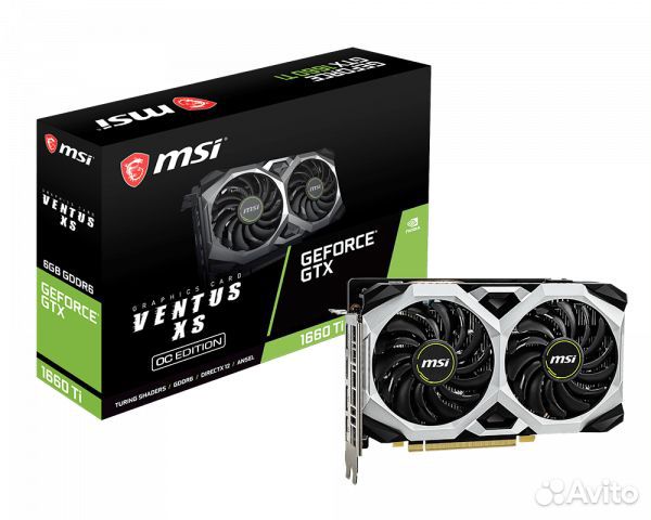 Видеокарты MSI GeForce GTX 1660 Ti 6GB Видеокарты MSI GeForce GTX 1660 Ti 6GB