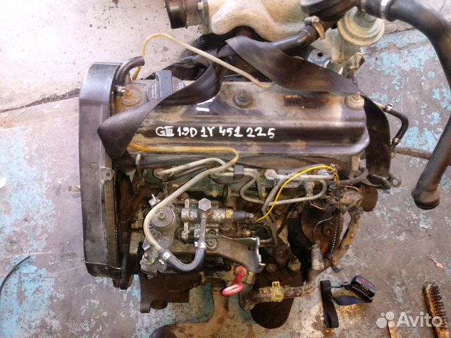 Двигатель 1Y 1.9D VW golf 3 passat B3 с документам Двигатель 1Y 1.9D VW golf 3 passat B3 с документам