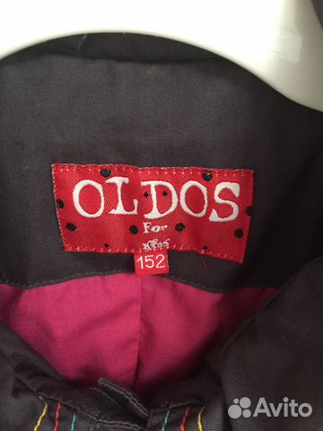 Стильный плащ oldos р.152 Стильный плащ oldos р.152