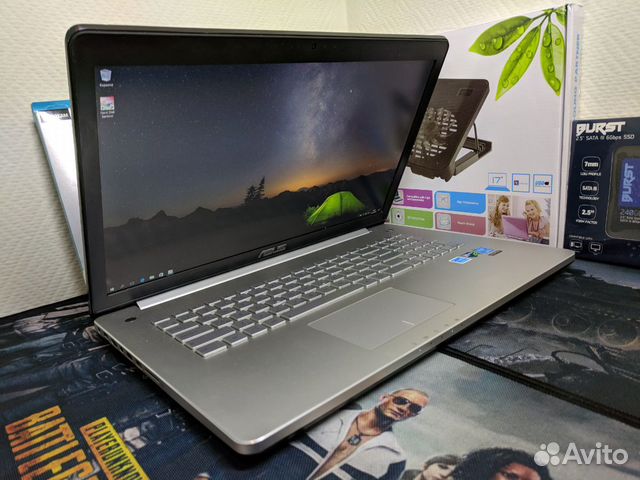 Мощный игровой ноутбук asus GTX, 17.3