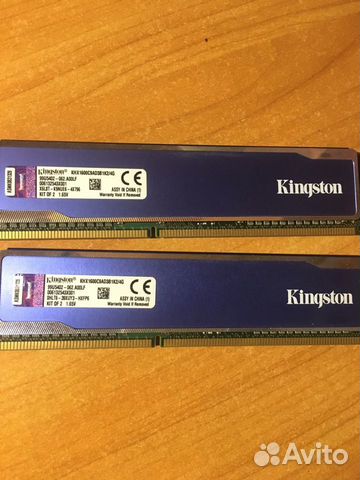 Оперативная память Kingston HyperX Blu DDR3 2х2