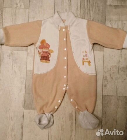 Комбинезон флисовый 68-74