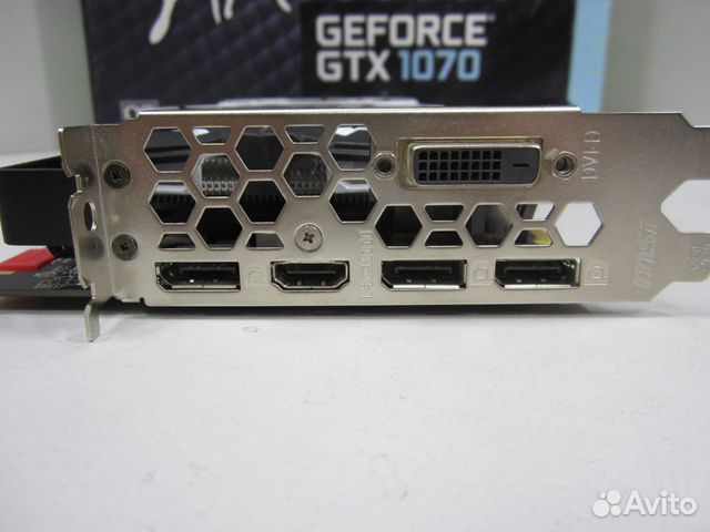 Видеокарта 8Gb Msi GeForce GTX1070 Armor 8G OC