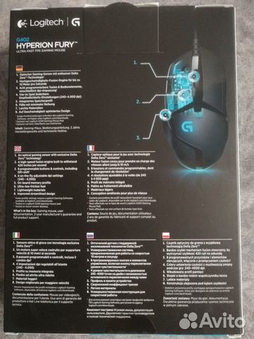 Игровая мышь Logitech G402 Игровая мышь Logitech G402