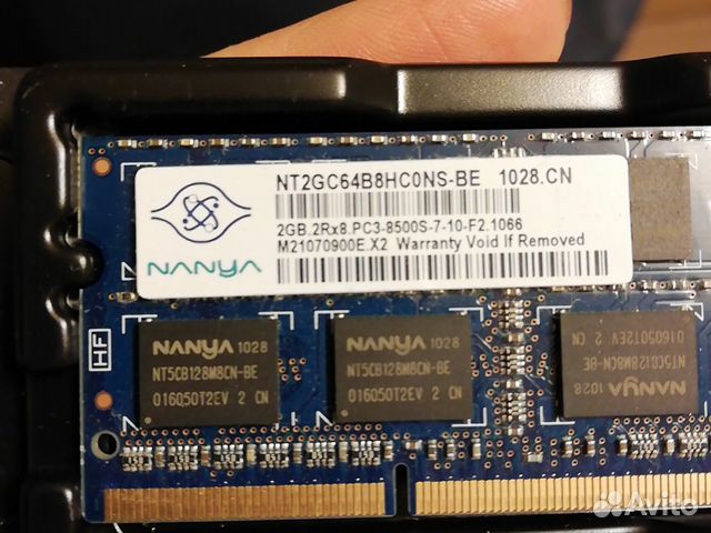 Оперативная память для ноутбука ddr3 2gb