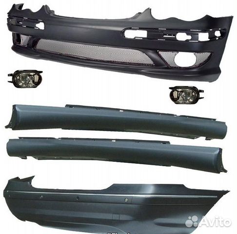 Обвес на Mercedes C-class W203 63 AMG