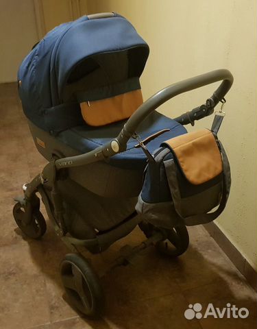 Коляска Riko Vario 2 в 1 (цвет Denim) Коляска Riko Vario 2 в 1 (цвет Denim)