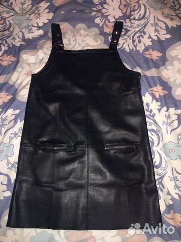 Кожаный сарафан для девочек mango Кожаный сарафан для девочек mango