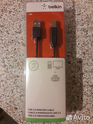 USB кабель для принтера новый