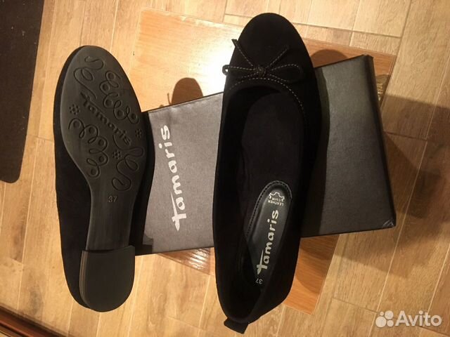 Балетки новые натуральная замша Tamaris Балетки новые натуральная замша Tamaris