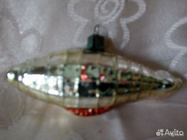 Ёлочные игрушки 50-70гг. СССР (редкая Дирижабль) Ёлочные игрушки 50-70гг. СССР (редкая Дирижабль)