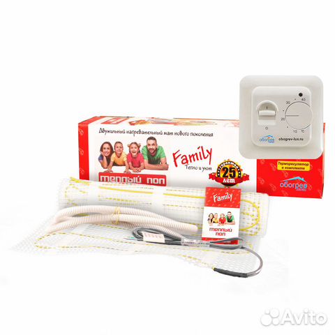 Теплые полы Obogrev Lux Family 4 м.кв * Теплые полы Obogrev Lux Family 4 м.кв *