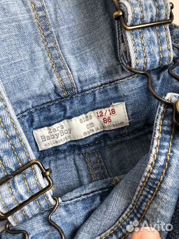 Комбинезон джинсовый Zara Комбинезон джинсовый Zara