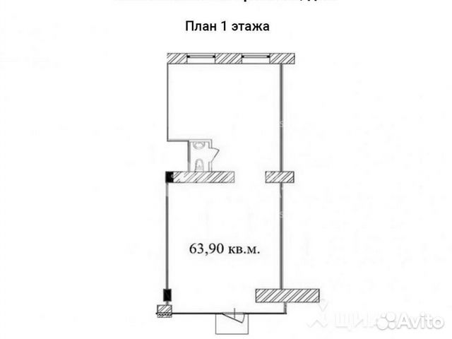Сдам торговое помещение, 63 м²