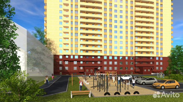 1-к квартира, 35.6 м², 4/17 эт. 1-к квартира, 35.6 м², 4/17 эт.