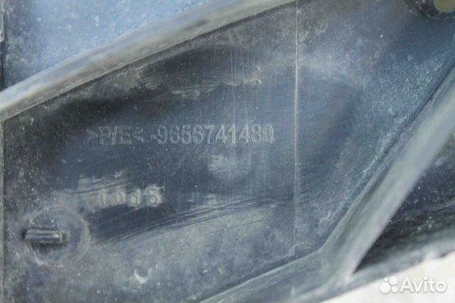 Усилитель переднего бампера (пластик) Peugeot