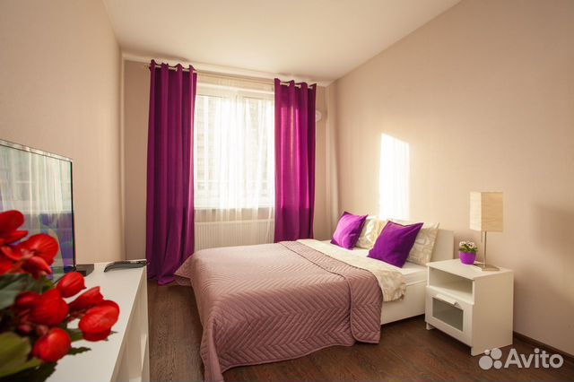 

1-к. квартира, 45 м², 3 кровати