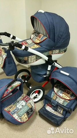 Коляска Adamex Barletta World Collection 3 в 1