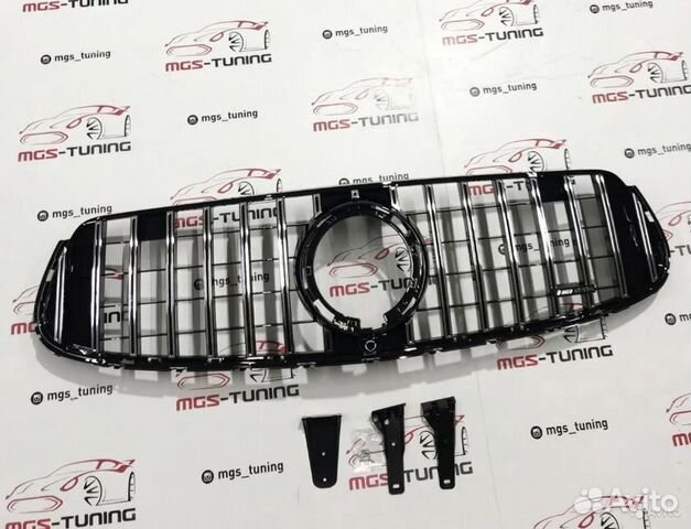 Решетка Mercedes GLC-Class X253 AMG Chrome 2019+ Решетка Mercedes GLC-Class X253 AMG Chrome 2019+