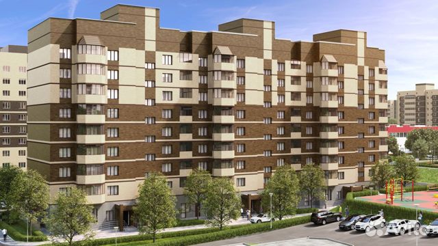 2-к квартира, 61.7 м², 4/9 эт.