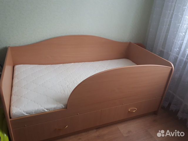 Кровать детская с ортопедическим матрасом Кровать детская с ортопедическим матрасом