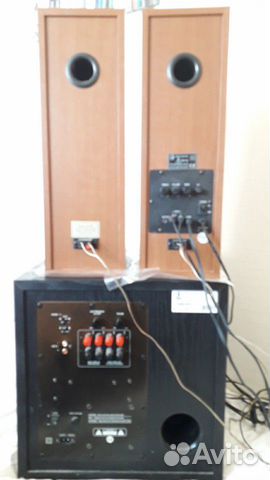 Сабвуфер sven HA 680W (150Вт) и колонки