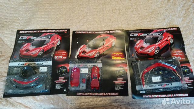 Детали для сборной модели Ferrari (1-ый, 2-ой и 3