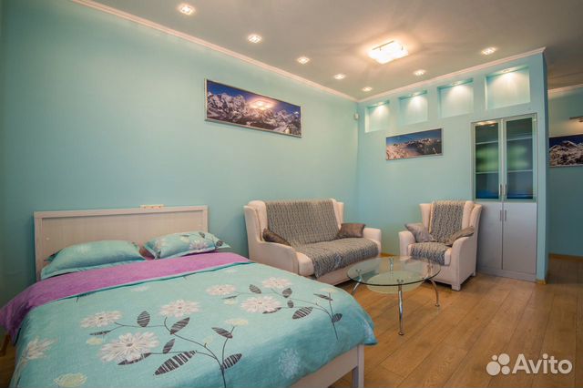 

Квартира-студия, 50 м², 2 кровати
