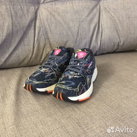 adidas falcon denim