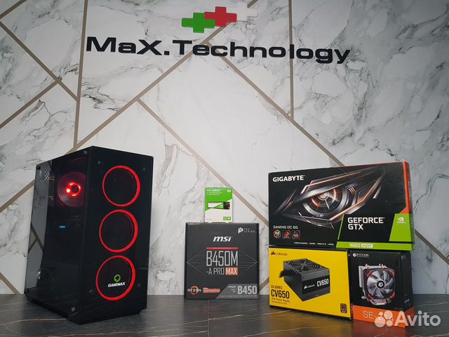 Игровой пк AMD Ryzen 2600+GTX 1660 superRGBSSD Игровой пк AMD Ryzen 2600+GTX 1660 superRGBSSD