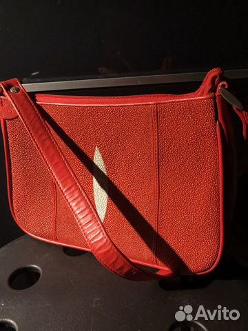 Сумка новая из натуральной кожи ската