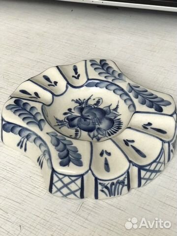 Пепельница Гжель Пепельница Гжель