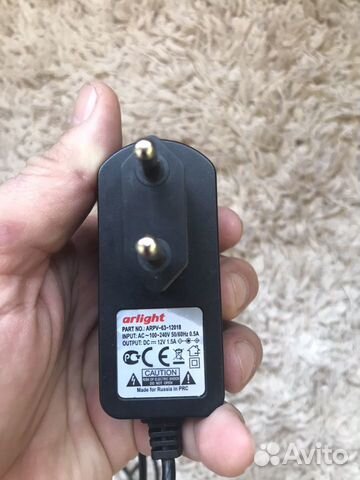 Блок питания 12v 1.5 A