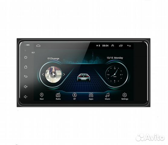 Android 8.1 Go для Toyota (200*100). Новая