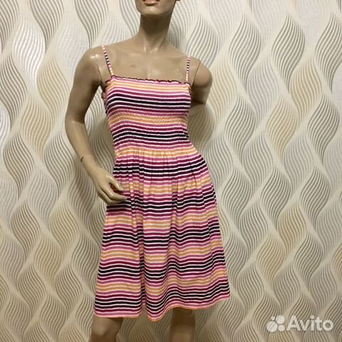 Сарафан H&M S из хлопка Сарафан H&M S из хлопка