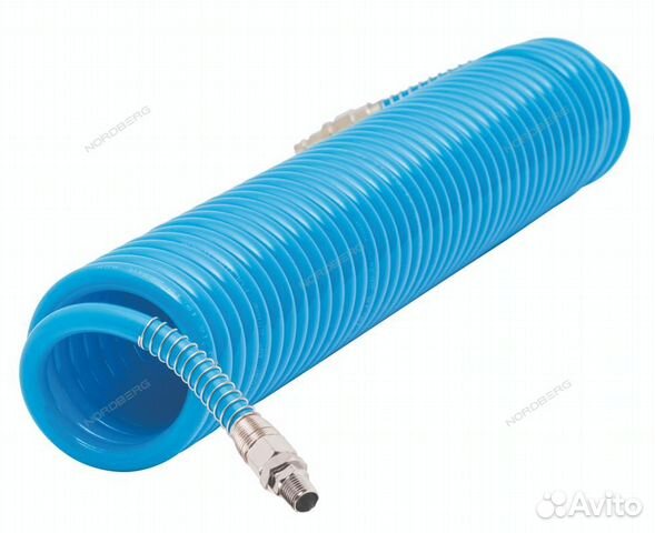 Шланг воздушный спиральный полиуретановый 10х14мм