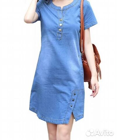 Джинс.Платье 42разм.рос