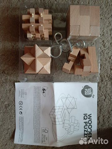Головоломка Wooden IQ pazzle